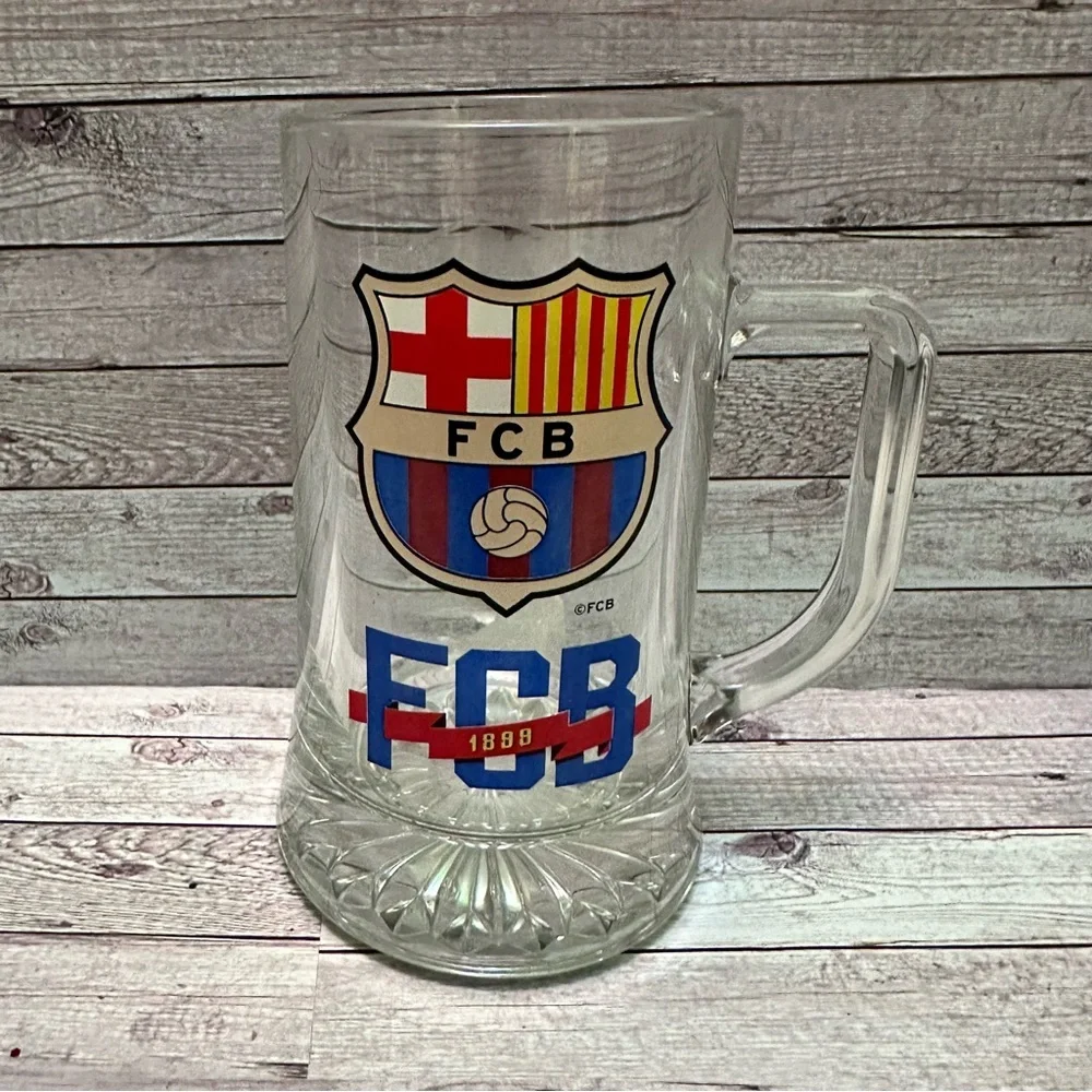 FCB Glass Beer Mug - Clear